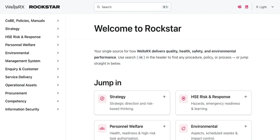 Screenshot of Rockstar QHSE MS